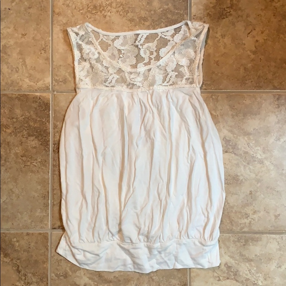 White tank top